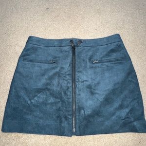 BCBGMaxazria Suede Mini Skirt